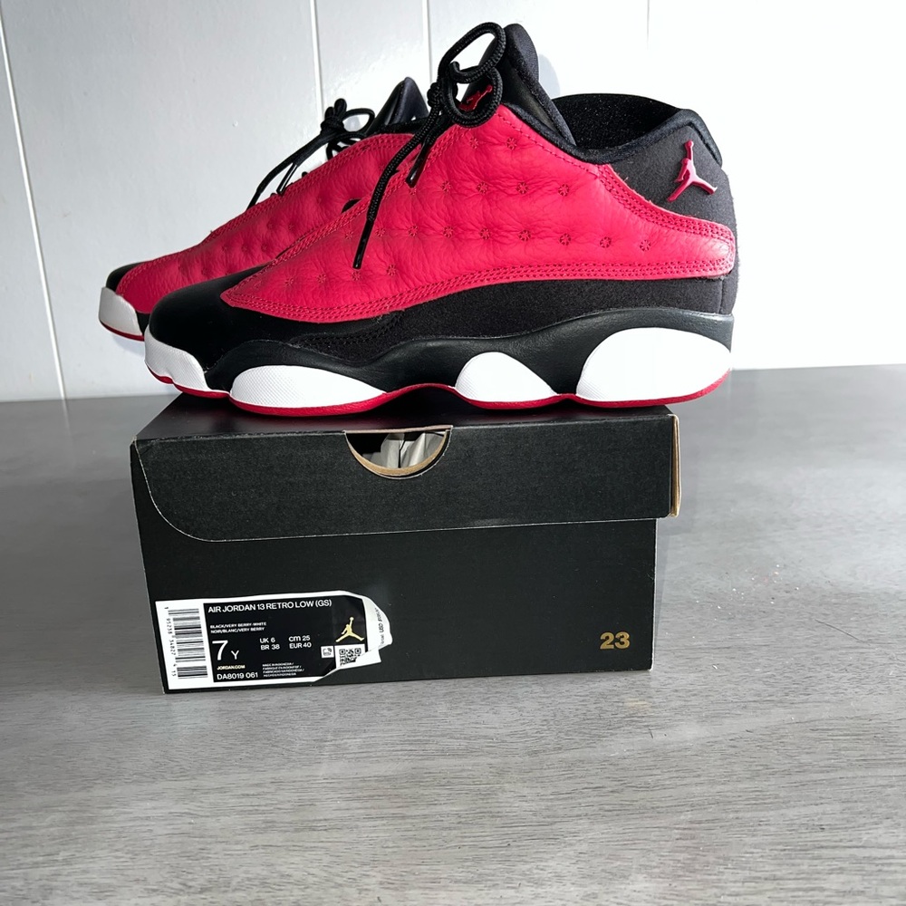 Air Jordan 13 Retro Low Sneakers - Red and Black